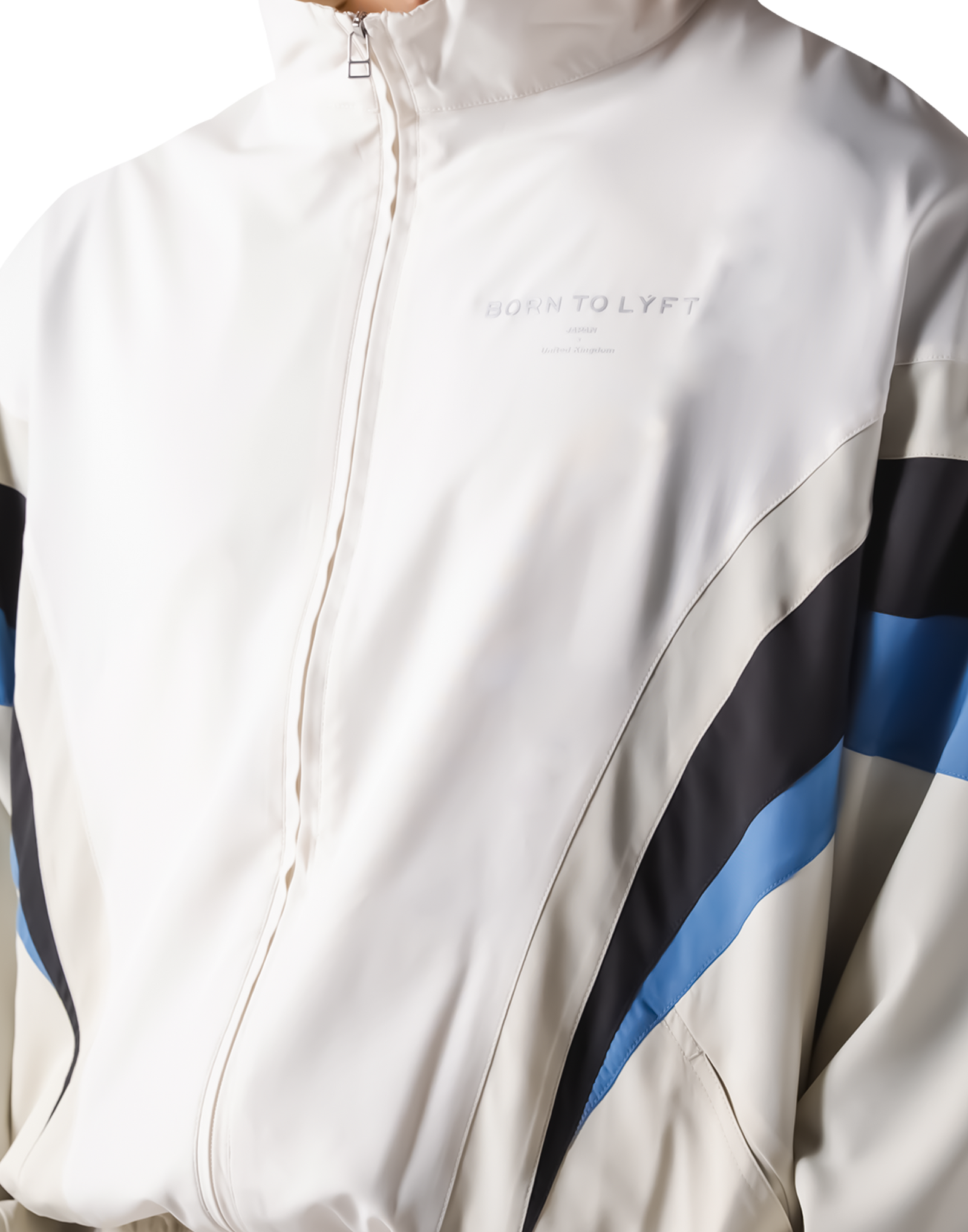2Line Oversize Track Jacket V.2 - Ivory – LÝFT 2Line Oversize Track Jacket V.2 - Ivory – LÝFT