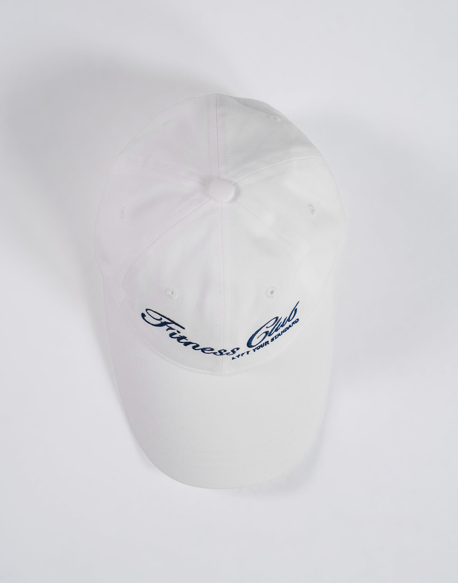 Fitness Club Logo Cap - White – LÝFT