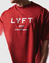 LÝFT Logo Big T-Shirt - Red