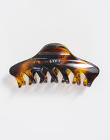 LÝFT Metal Plate Hairclip - Brown