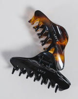 LÝFT Metal Plate Hairclip - Brown