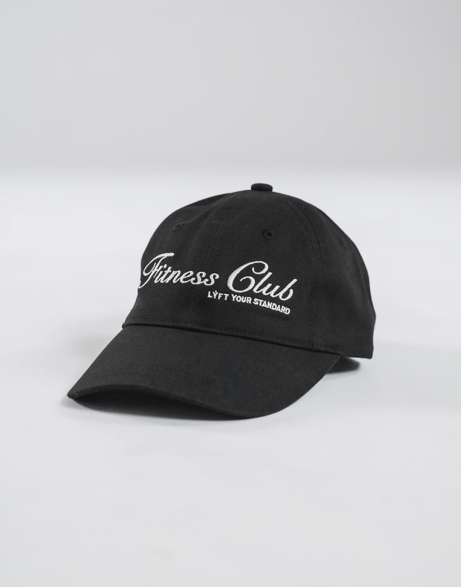 Fitness Club Logo Cap - Black – LÝFT