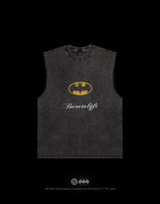 BATMAN / Bat Signal Vintage Tanktop - Black