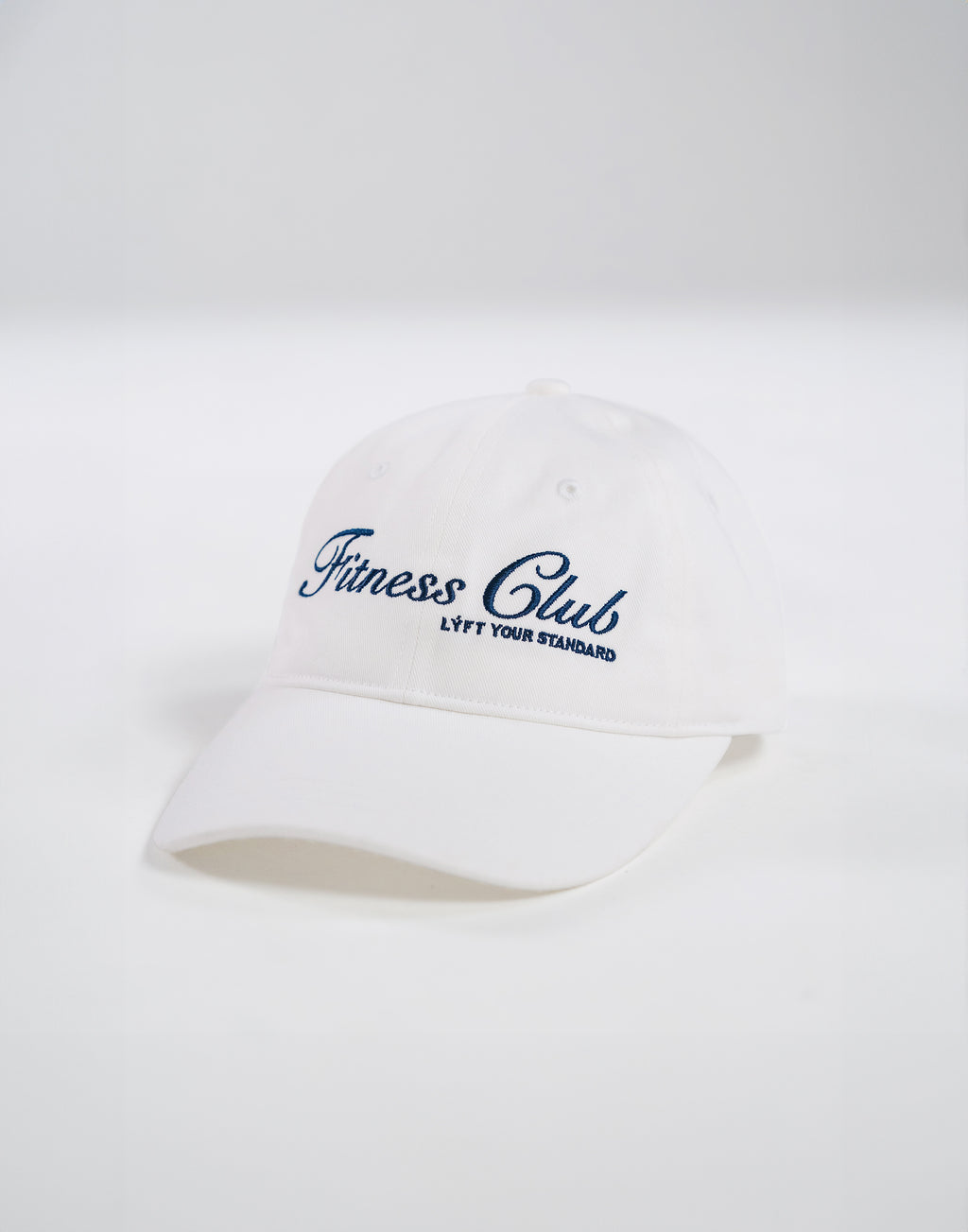 Fitness Club Logo Cap - White – LÝFT