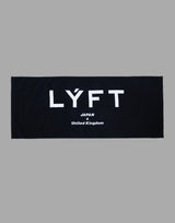 LÝFT Logo Towel - Black