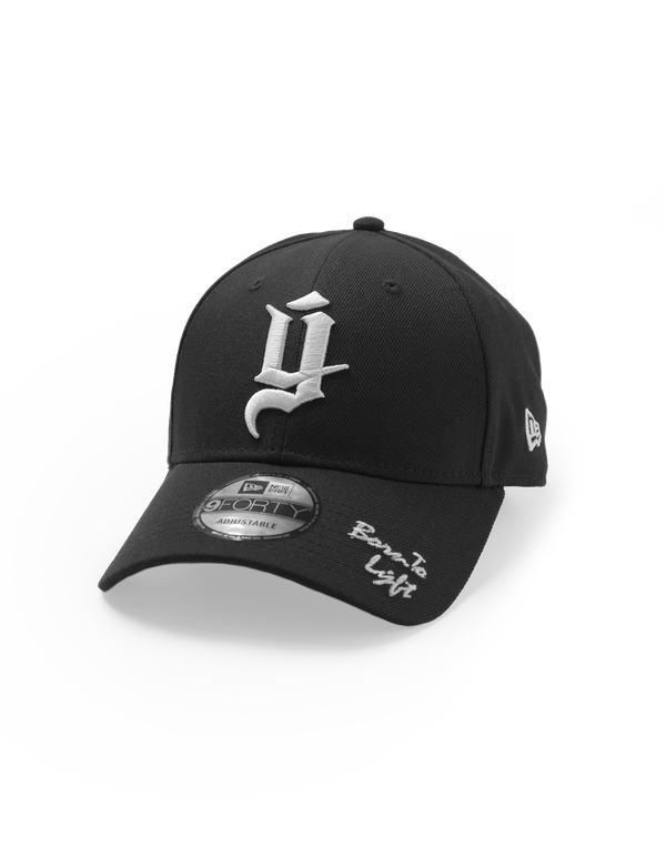 LÝFT × New Era 9Forty Old Ý Logo - Black