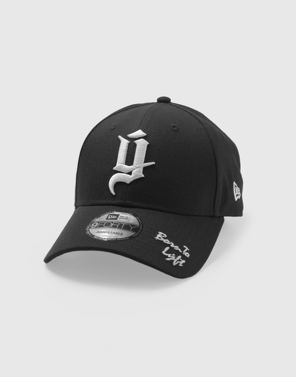 LÝFT × New Era 9Forty Old Ý Logo - Black