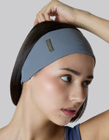 Micro Waffle Stretch Headband - Grey