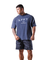 LÝFT Vintage Big T-Shirt - Navy