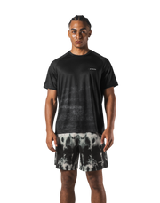Faded Graphic Slim Fit T-Shirt - Black