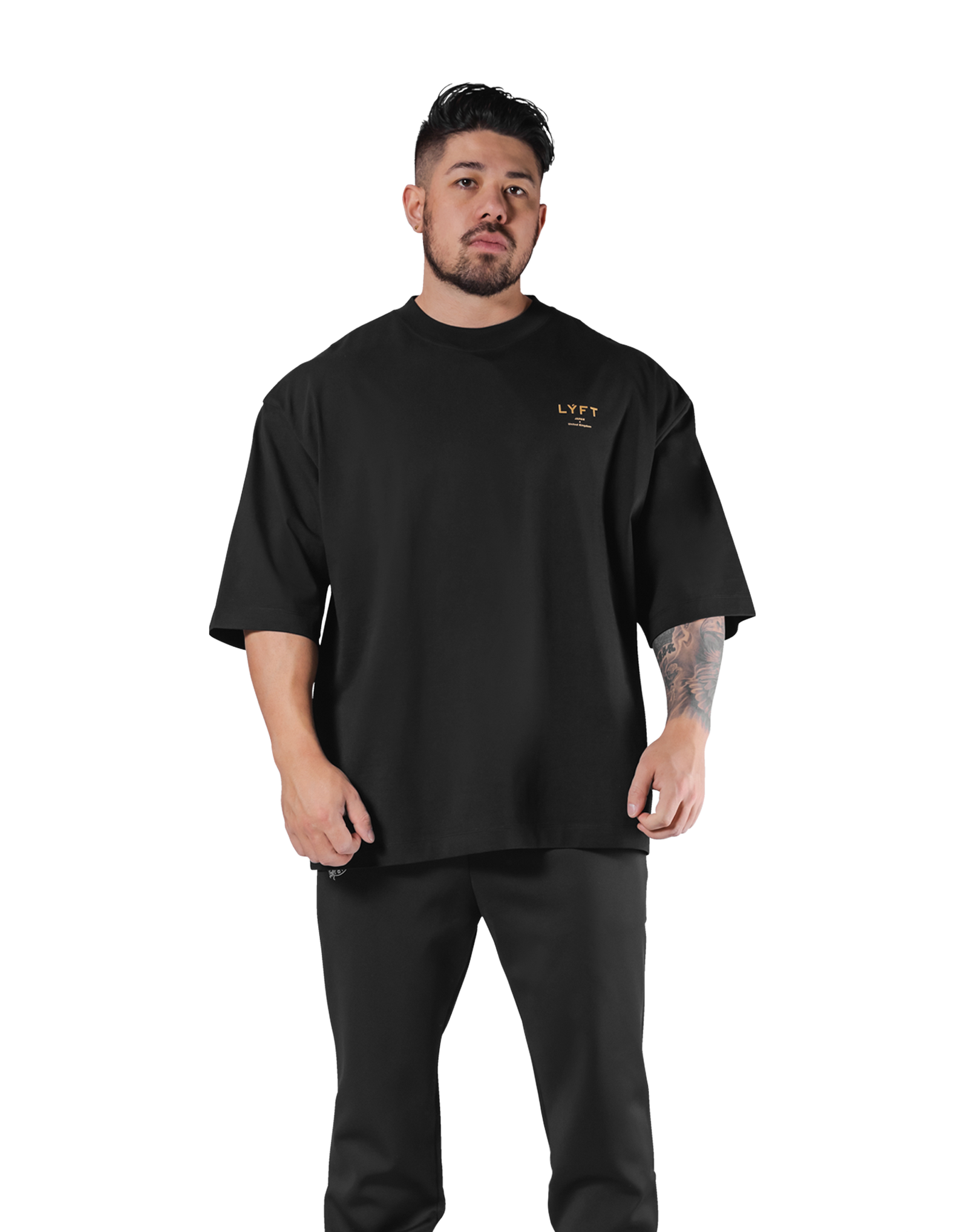 Classic Flag Extra Big T-Shirt - Black – LÝFT