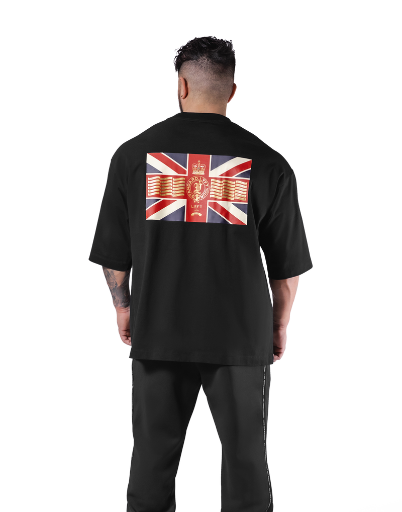 Classic Flag Extra Big T-Shirt - Black