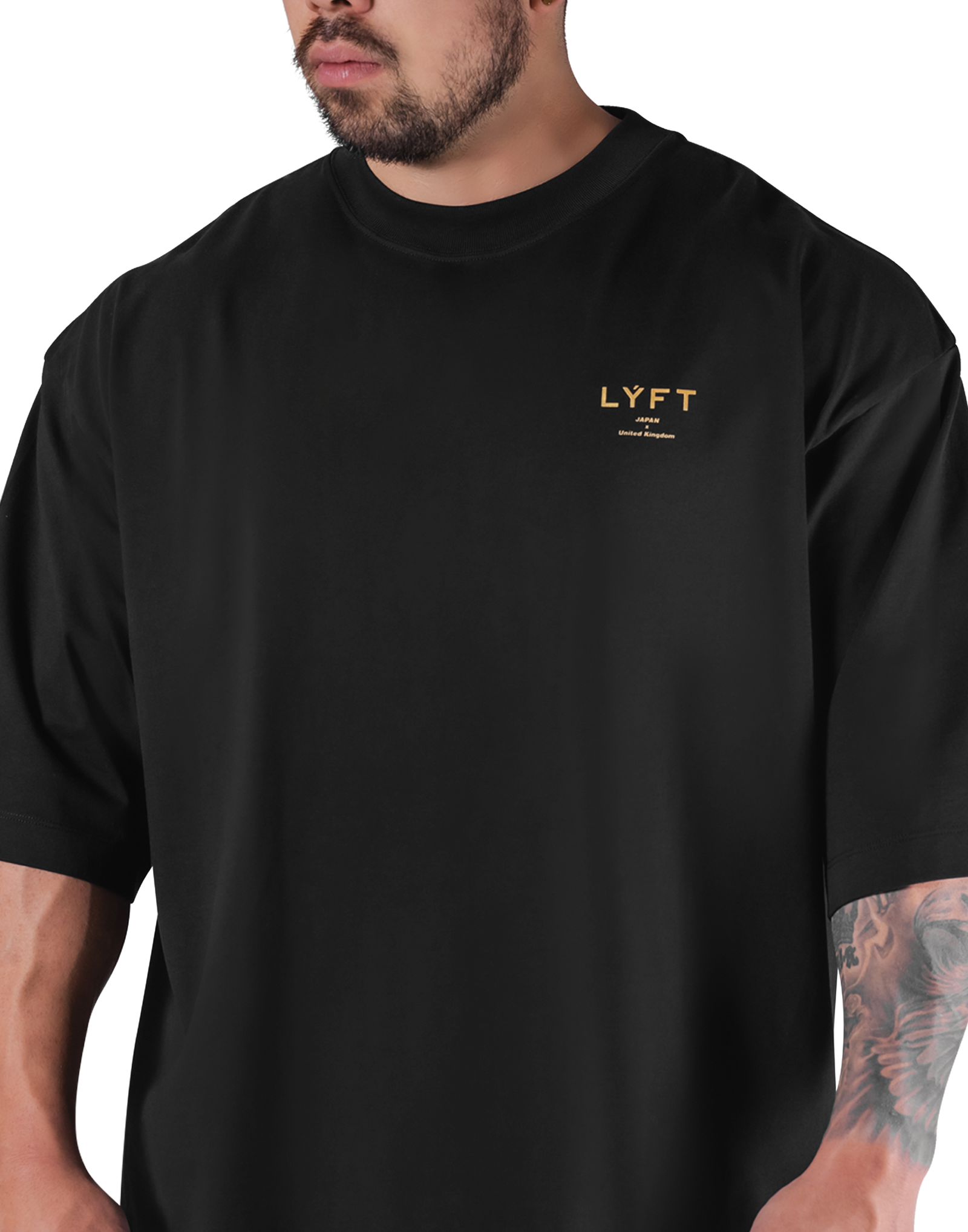 Classic Flag Extra Big T-Shirt - Black – LÝFT