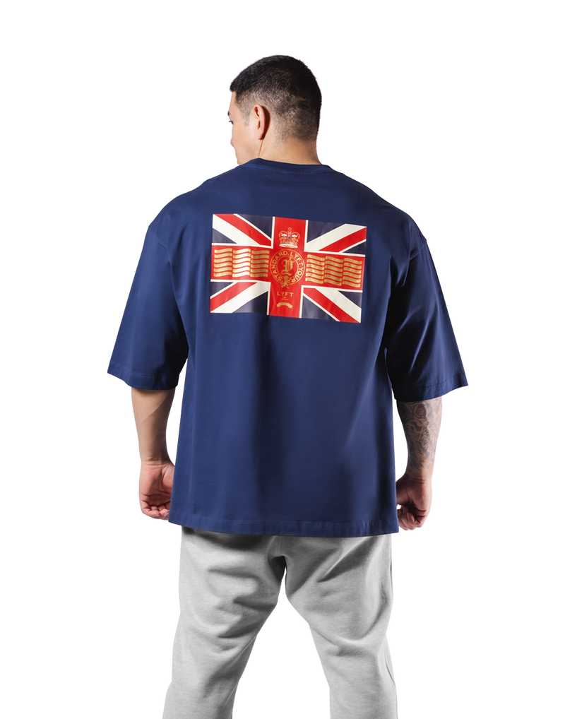 Classic Flag Extra Big T-Shirt - Navy
