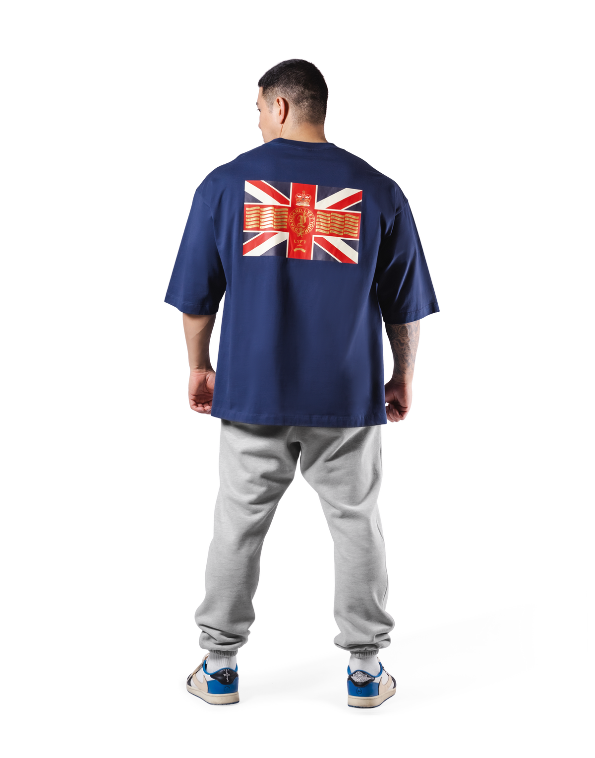 Classic Flag Extra Big T-Shirt - Navy