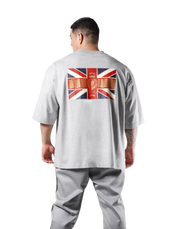 Classic Flag Extra Big T-Shirt - Grey