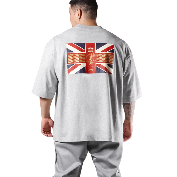 Classic Flag Extra Big T-Shirt - Grey – LÝFT