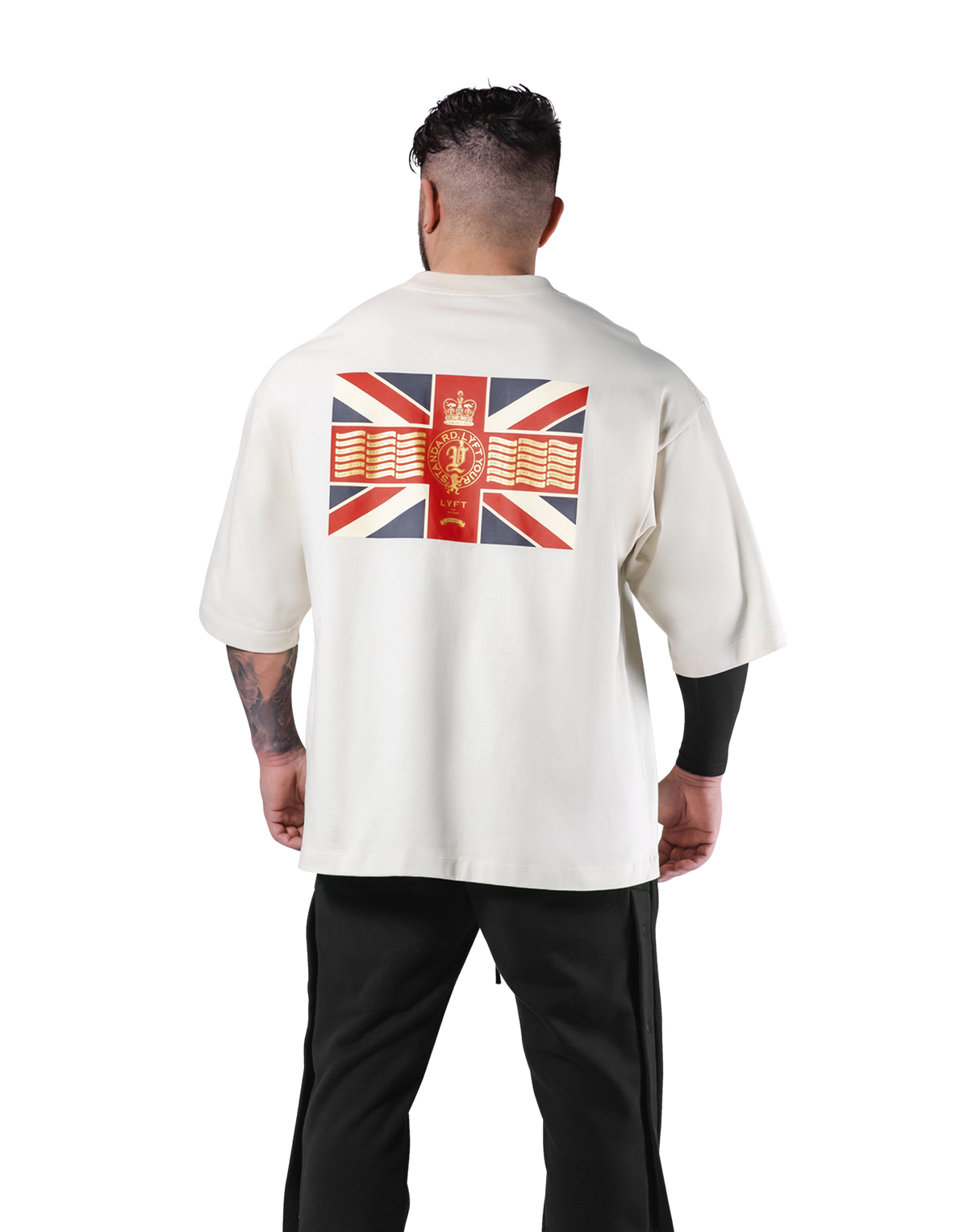 Classic Flag Extra Big T-Shirt - Ivory