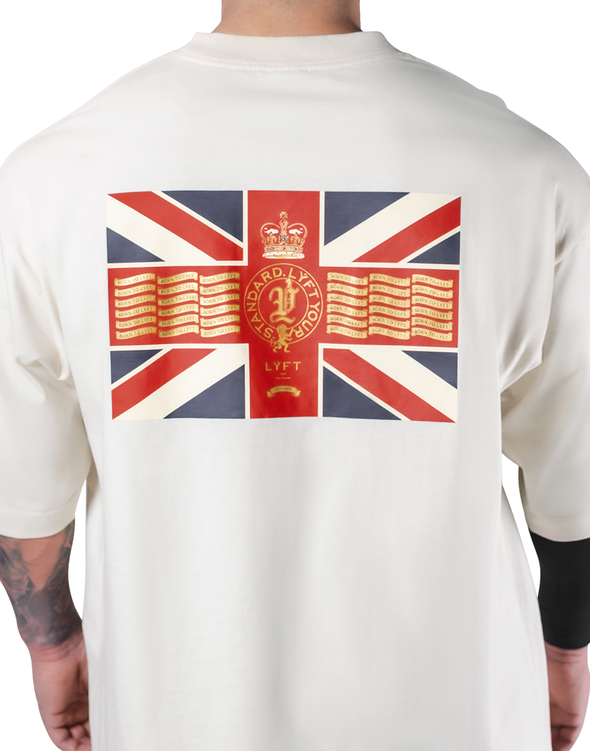 Classic Flag Extra Big T-Shirt - Ivory