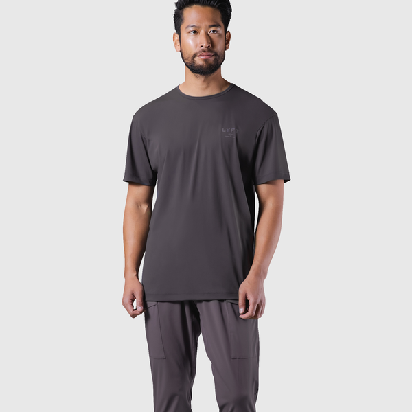Stretch Waffle Nylon Standard T-Shirt - D.Grey – LÝFT