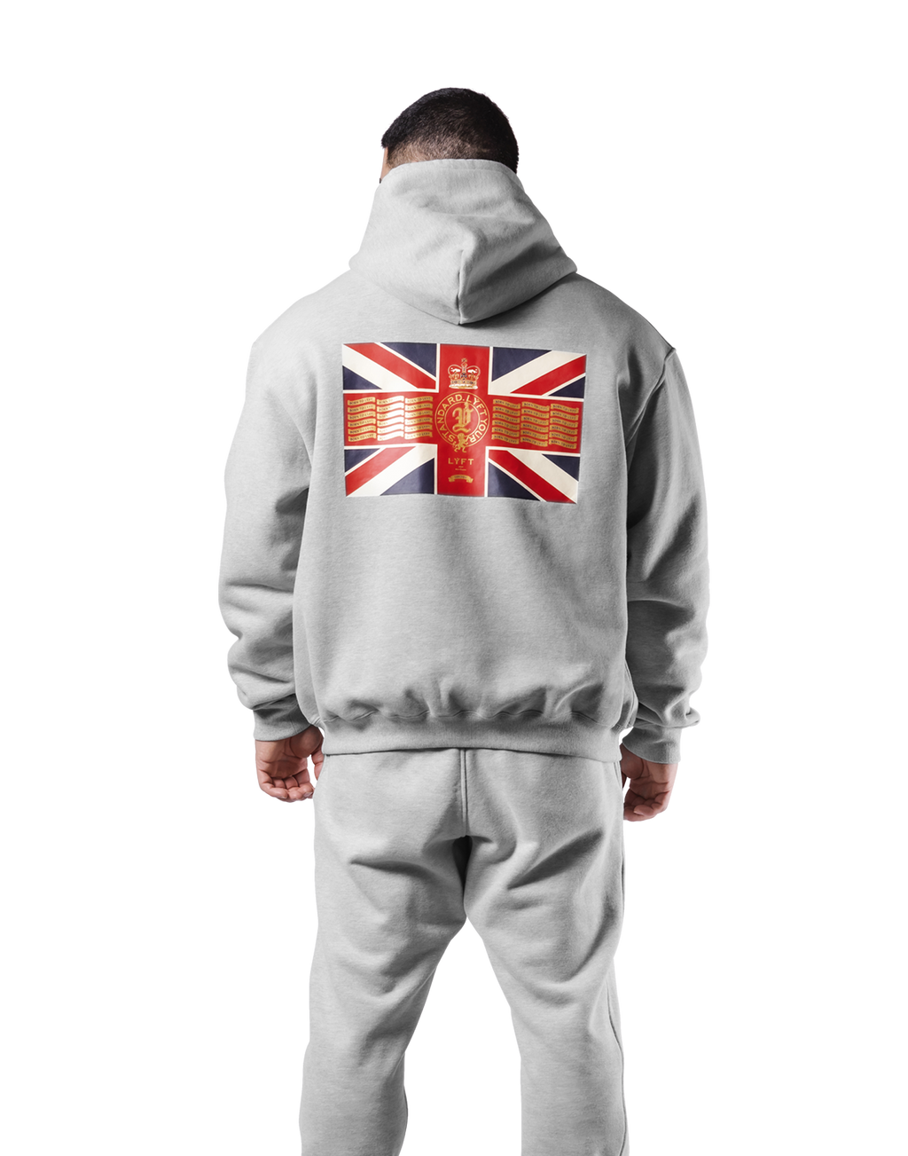 Classic Flag Zip-Up Hoodie - Grey – LÝFT