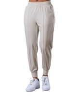 2Way Stretch Pleats Pants - Ivory