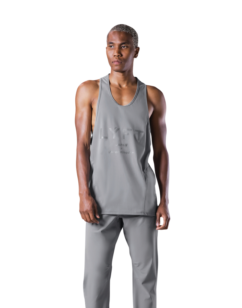 Mesh Pattern Training Tanktop - Grey