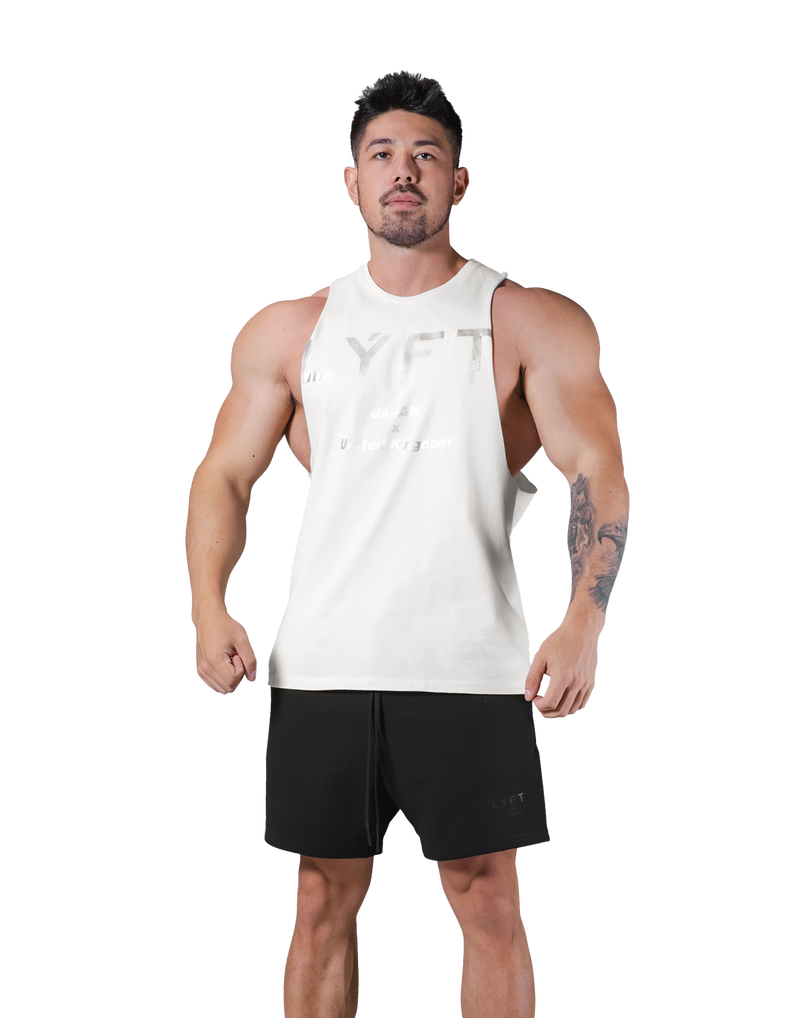 LÝFT Vintage Drop Tanktop - Ivory
