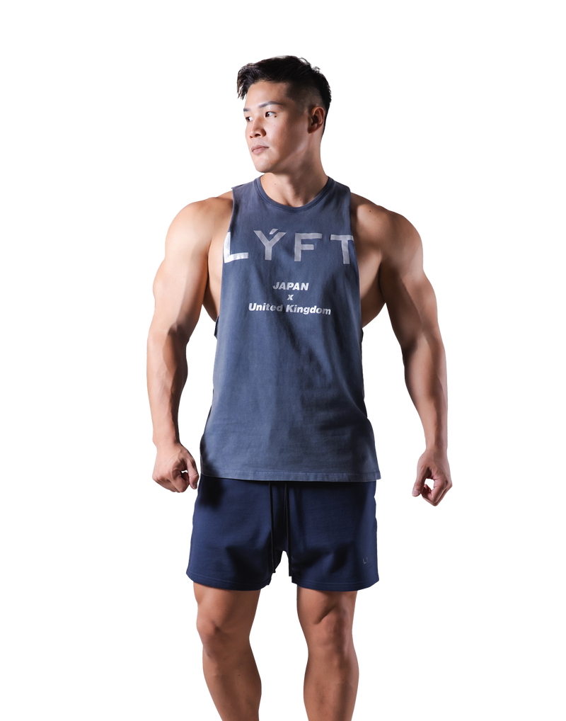 LÝFT Vintage Drop Tanktop - Navy