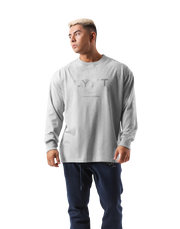 LÝFT Logo Long T-Shirt - Grey