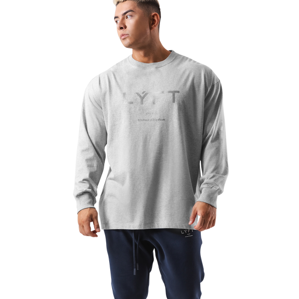 LÝFT Logo Long T-Shirt - Grey