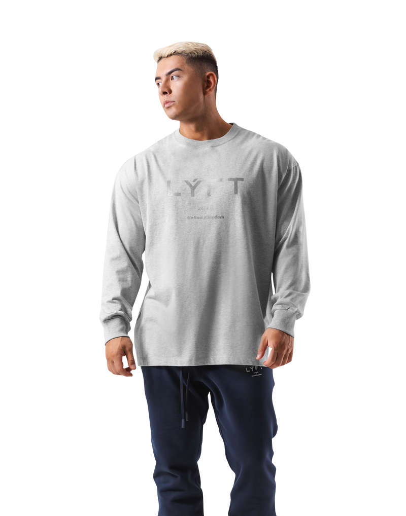 LÝFT Logo Long T-Shirt - Grey