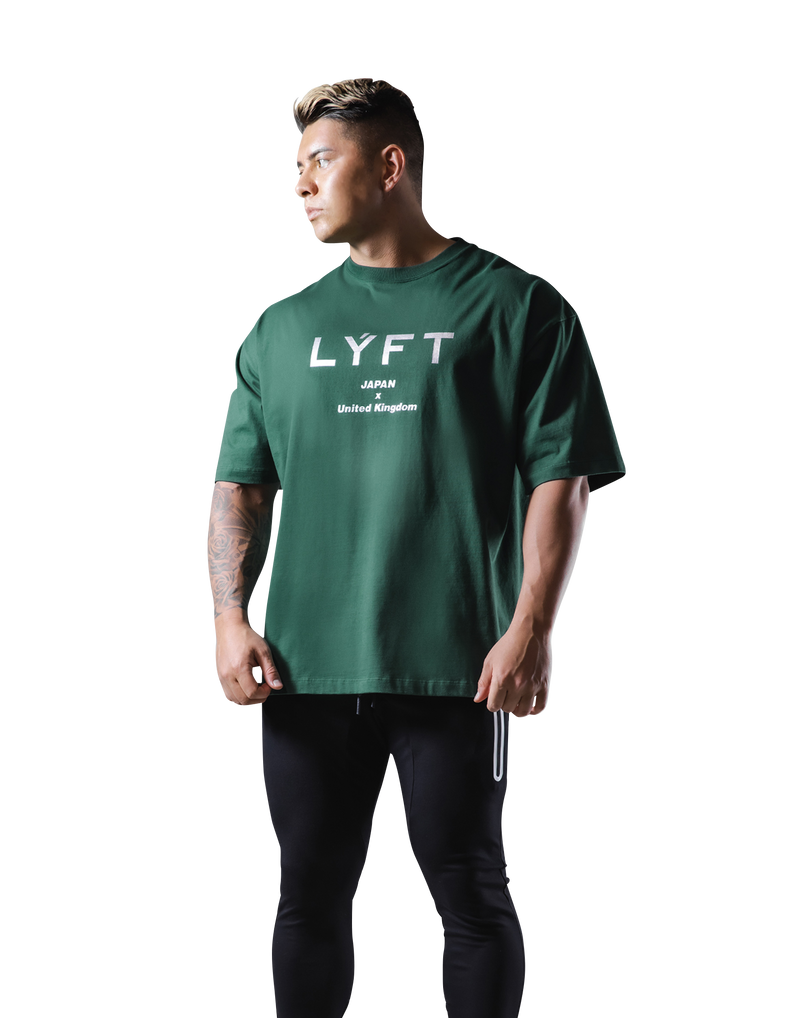 LÝFT Logo Big T-Shirt - Green