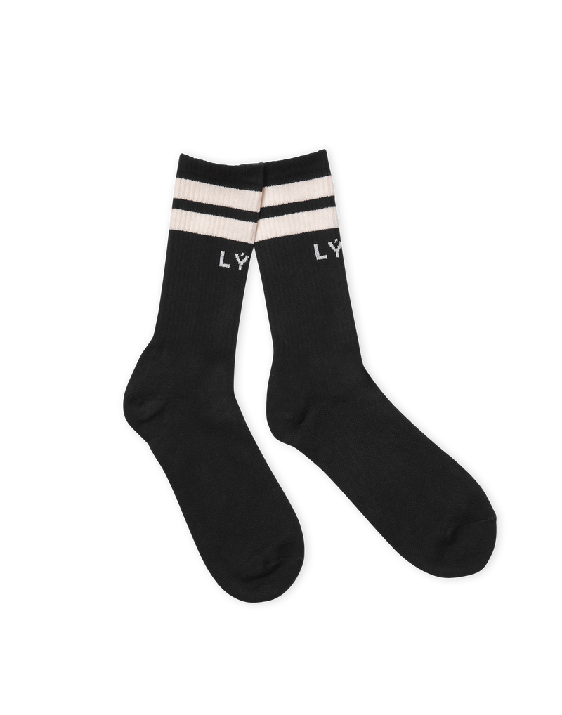 LÝFT 2Line Socks - Black