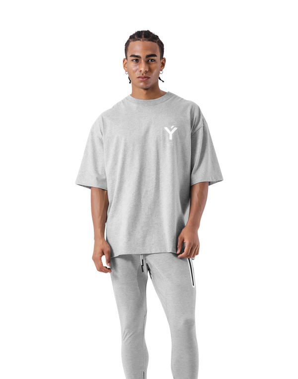 One Point Y Big T-Shirt - Grey