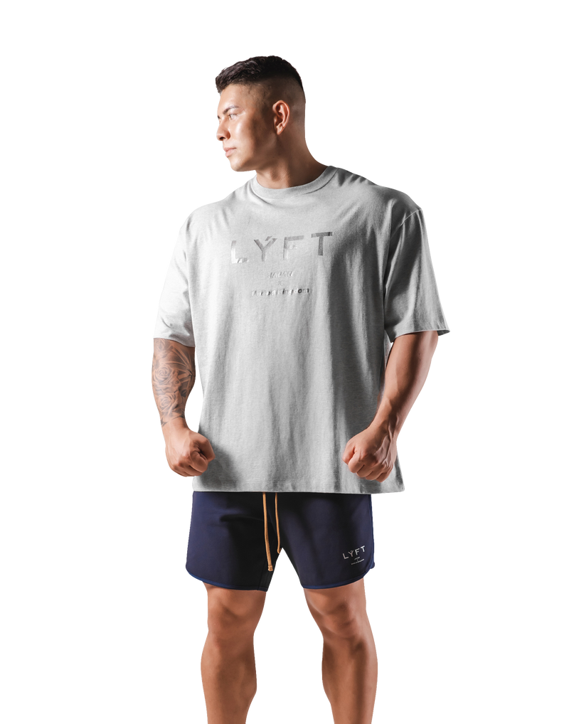 LÝFT Logo Big T-Shirt - Grey