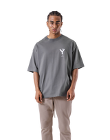 One Point Y Big T-Shirt - D.Grey