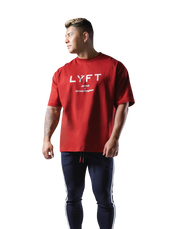 LÝFT Logo Big T-Shirt - Red