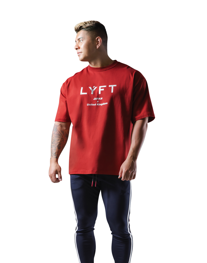 LÝFT Logo Big T-Shirt - Red
