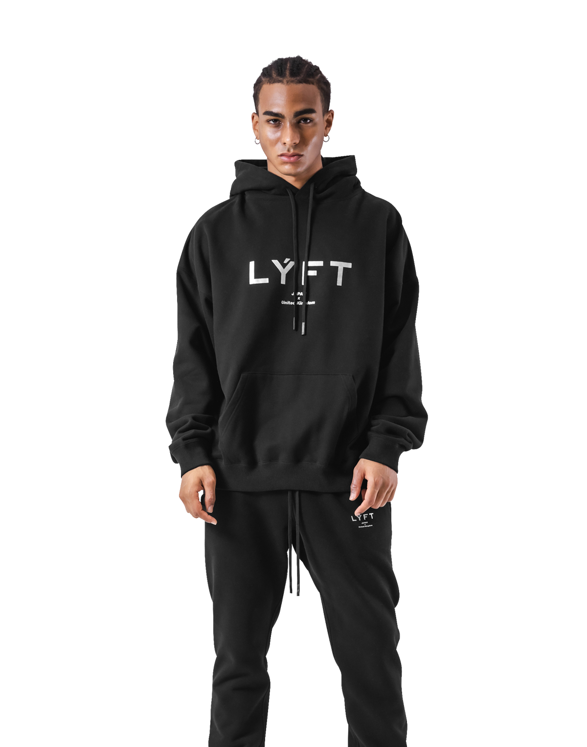 LÝFT Oversize Sweat Hoodie - Black
