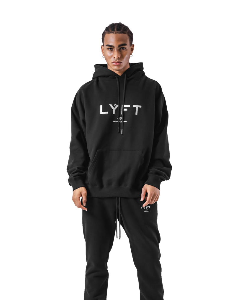 LÝFT Oversize Sweat Hoodie - Black