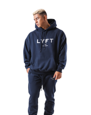 LÝFT Oversize Sweat Hoodie - Navy