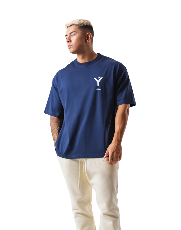 One Point Y Big T-Shirt - Navy