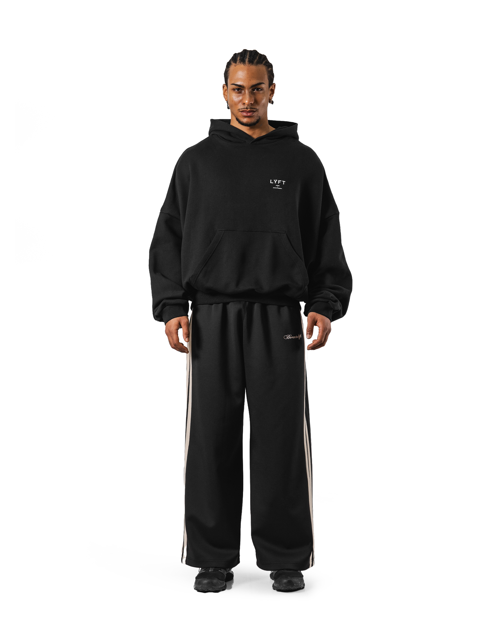 トップス LYFT BACK RING OVERSIZE SWEAT HOODIE Back Ring Oversize Sweat Hoodie - Black – LÝFT