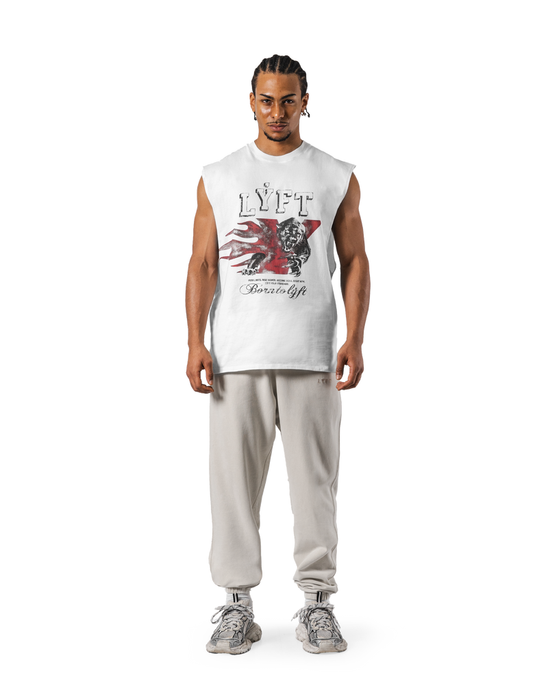 Panther Ý Graphic Vintage Tanktop - White – LÝFT