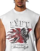 Panther Ý Graphic Vintage Tanktop - White
