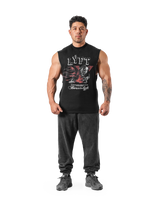 Panther Ý Graphic Vintage Tanktop - Black