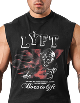 Panther Ý Graphic Vintage Tanktop - Black
