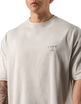 One Point LÝFT Logo Vintage Big T-Shirt - Ivory