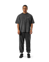 One Point LÝFT Logo Vintage Big T-Shirt - Black